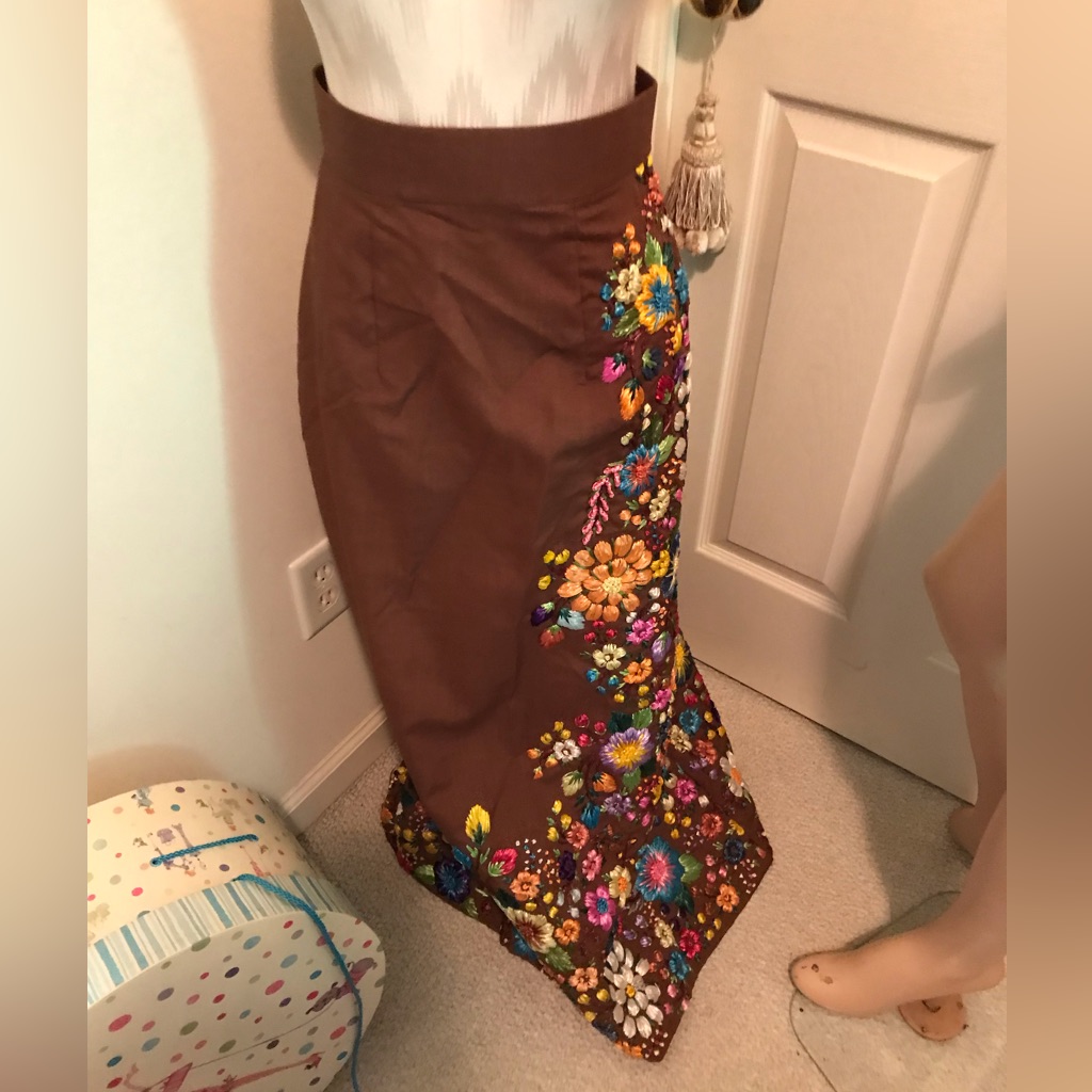 Tesoros Skirt Vintage Rare Rare Rare Made In Philippines